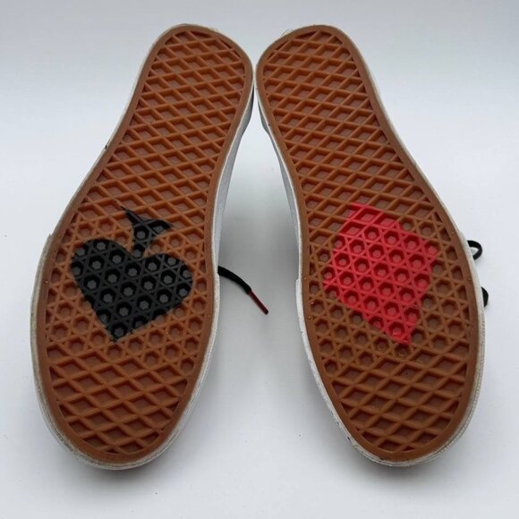 Vans Shoes Womens Size 7.5 Diamond Playing Cards Off The Wall Lace Up Sneakers - Picture 5 of 7